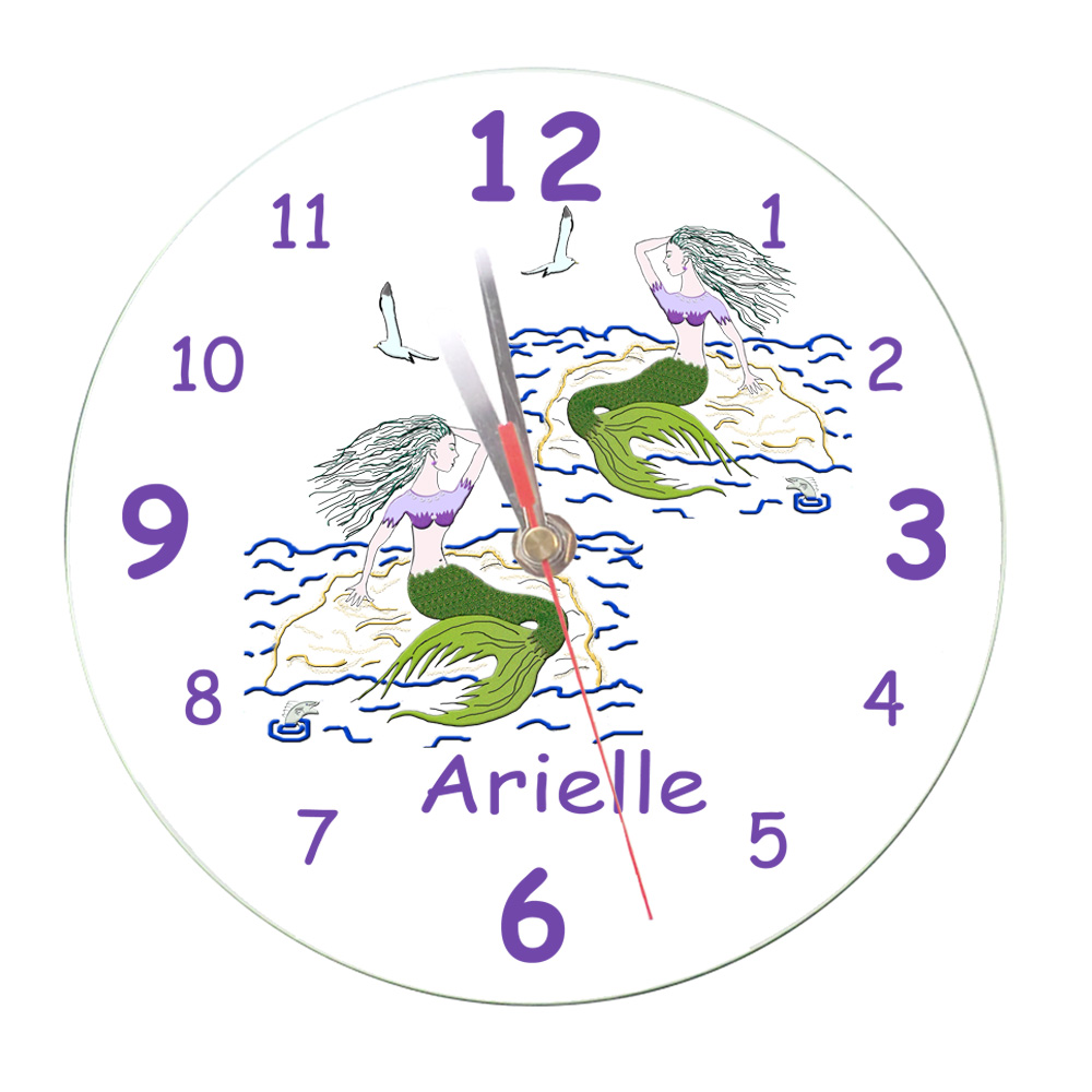 Horloge Sirène à personnaliser