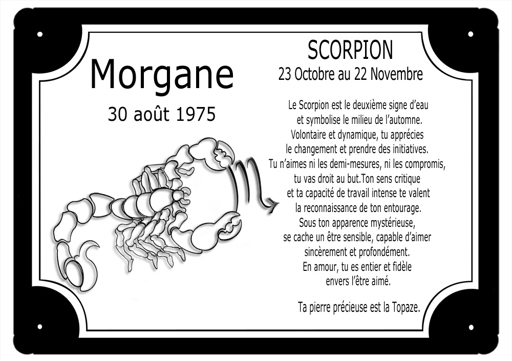 cadre-zodiaque-signe-scorpion-personnaliser-personnalisation-cadre-plaque-texticadeaux