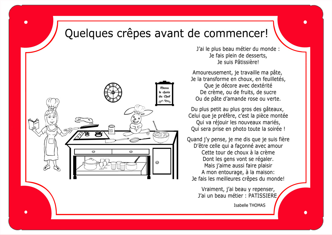 plaque-texte-poeme-dessin-cuisinière-crepes-personnaliser-personnalisation-texticadeaux-isabelle-thomas