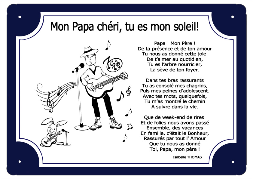 plaque-tour-bleu-papa-mon-pere-guitare-poeme-soleil-personnalisation-texticadeaux-