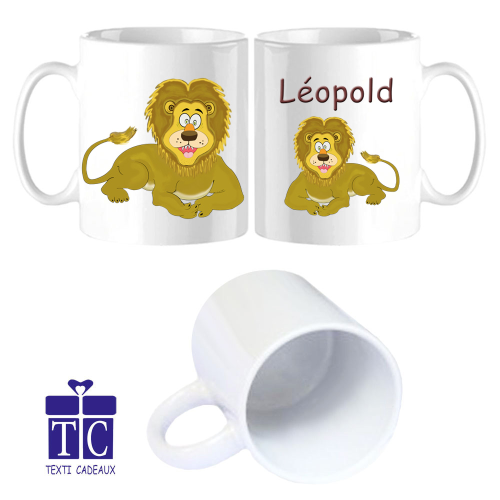 Mug Lion à personnaliser