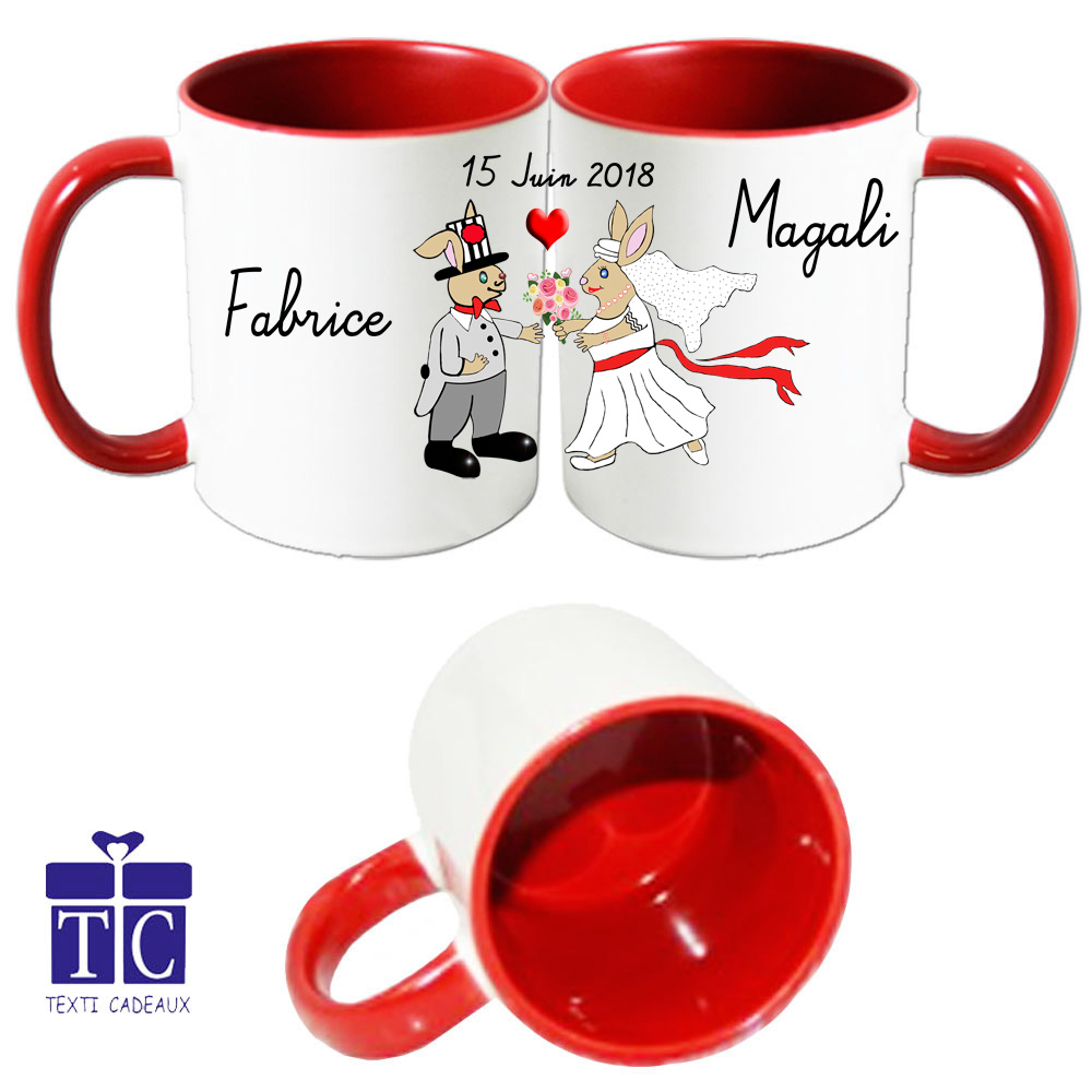 mug-lapins-mariage-rouge-prenoms-personnaliser-personnalisation-personnalise-texticadeaux