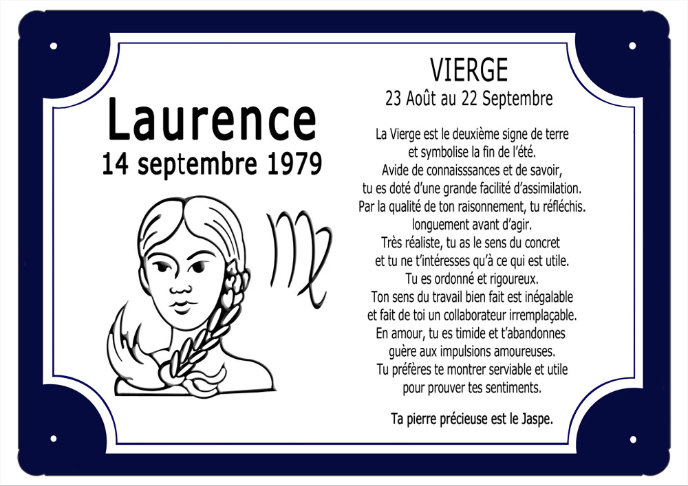 cadre-zodiaque-signe-vierge-bleumarine-personnaliser-personnalisation-plaque-texticadeaux