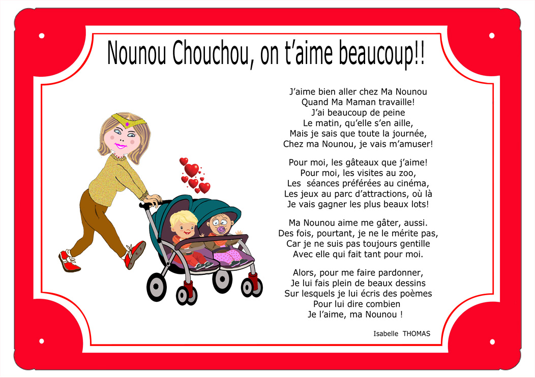 plaque-tour-rouge-nounou-nourrice-prénom-personnalisation-personnaliser-poeme-isabellethomas-texticadeaux
