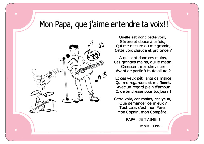 plaque-tour-rose-papa-jaime-tavoix-guitare-poeme-isabellethomas-personnalisation-personnalise-texticadeaux