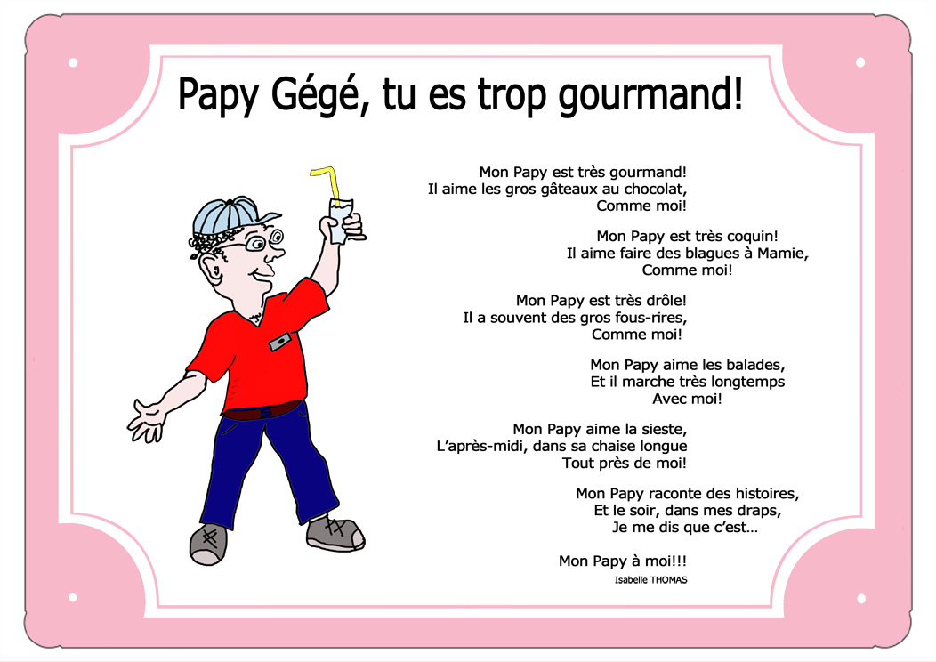 plaque-tour-rose-papy-aime-les-gateaux-poeme-isabellethomas-texticadeaux