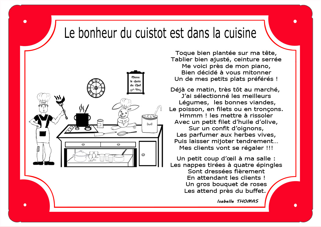 plaque-tour-rouge-cuisinier-cuistot-cuisine-four-prenom-personnalisation-personnalisable-poeme-thomasisabelle-texticadeaux