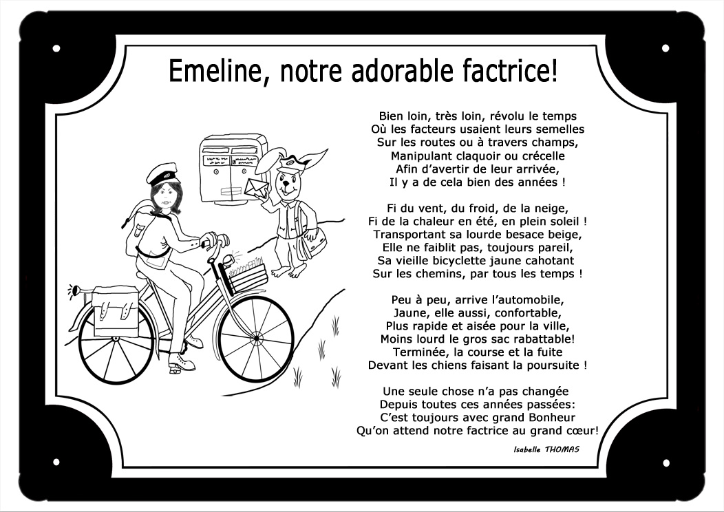 plaque-factrice-velo-tour-noir-tournee-courrier-colis-poste-prenom-personnalisation-personnalisable-poeme-thomasisabelle-texticadeaux