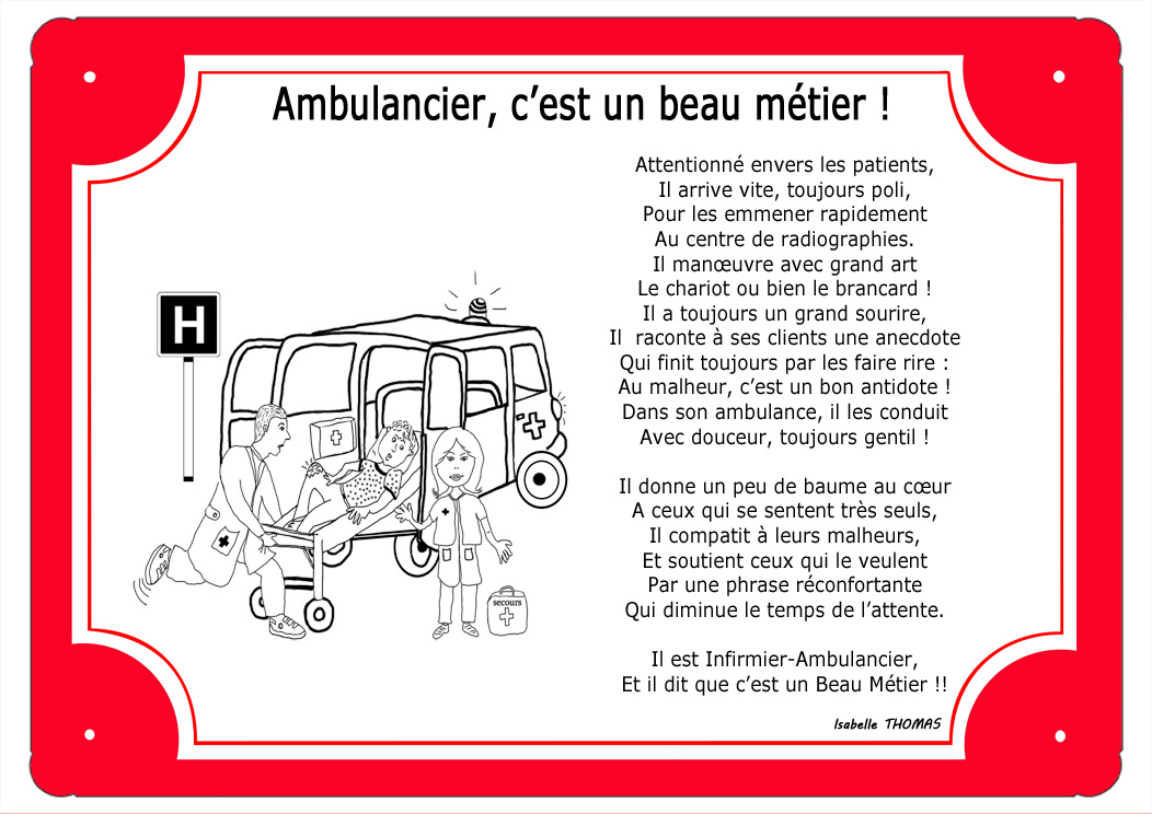 plaque-ambulancier-tour-rouge-hopital-ambulance-samu-prenom-personnalisation-personnalisable-poeme-thomasisabelle-texticadeaux