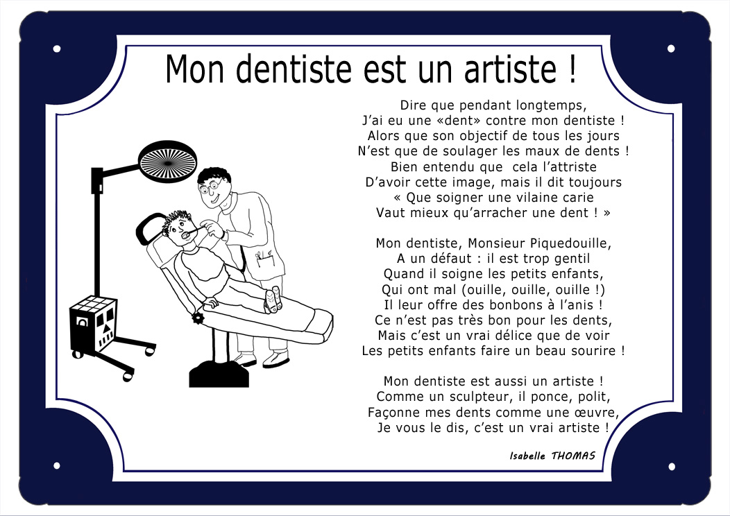 plaque-dentiste-tour-bleu-cabinet-dentaire-prenom-personnalisation-personnalisable-poeme-thomasisabelle-texticadeaux