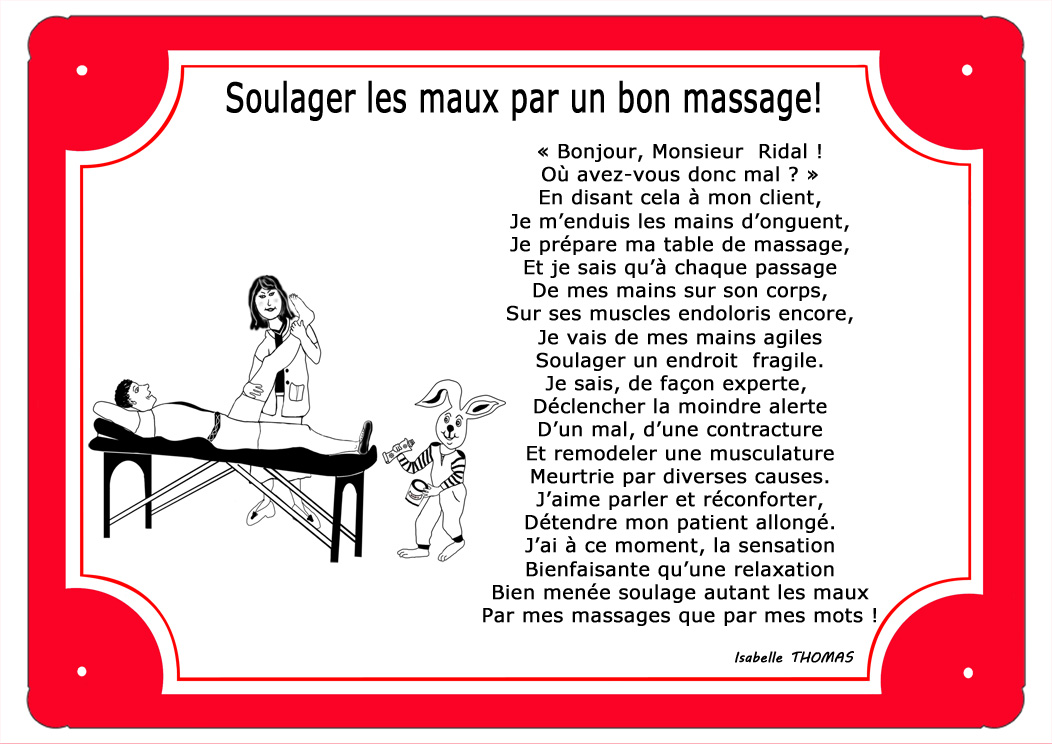 plaque-rouge-masseuse-kinesitherapeute-soignante-tour-massages-prenom-poeme-personnalisation-personnalisable-thomasisabelle-texticadeaux