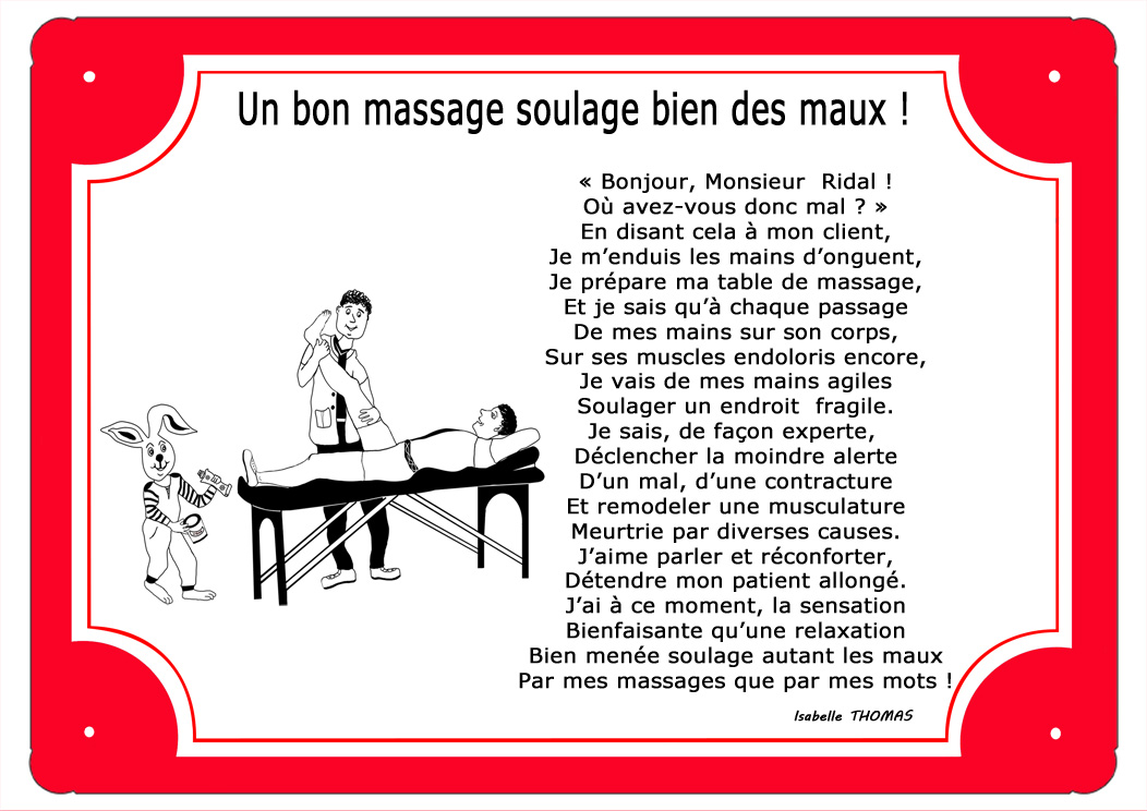 plaque-kinesitherapeute-masseur-soignant-tour-rouge-massages-prenom-poeme-personnalisation-personnalisable-thomasisabelle-texticadeaux