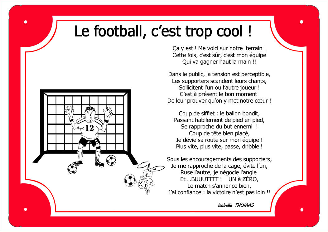 plaque-rouge-football-ballon-terrain-joueurs-but-poeme-prenom-personnalisable-isabellethomas-texticadeaux
