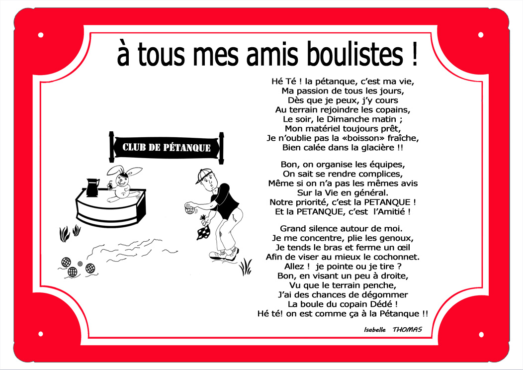 plaque-rouge-petanque-bouliste-boules-cochonnet-terrain-poeme-prenom-personnalisable-isabellethomas-texticadeaux