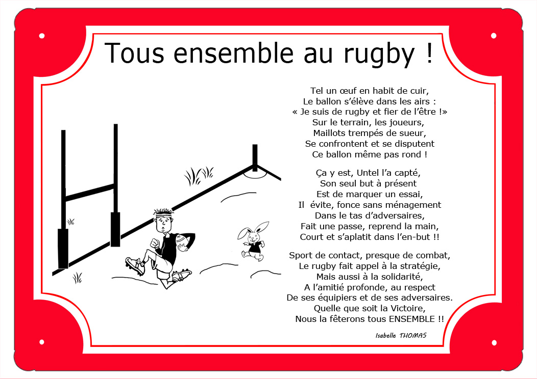 plaque-rouge-rugby-ballon-drop-essai-terrain-poeme-prenom-personnalisable-isabellethomas-texticadeaux