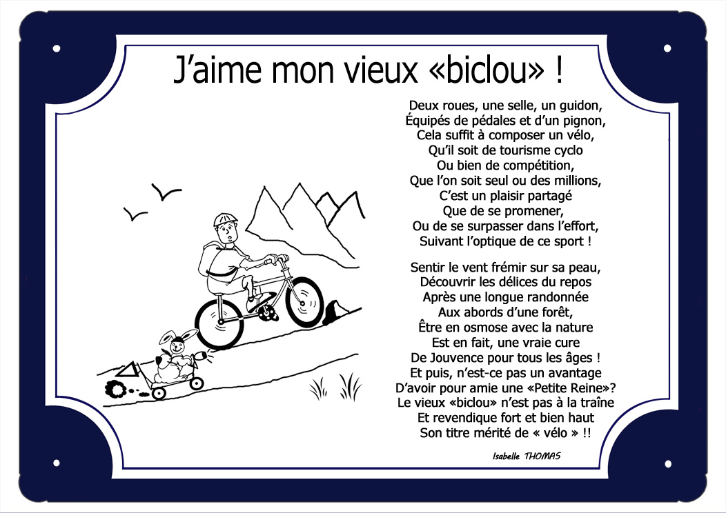 plaque-bleue-velo-bicyclette-vtt-poeme-prenom-personnalisable-isabellethomas-texticadeaux