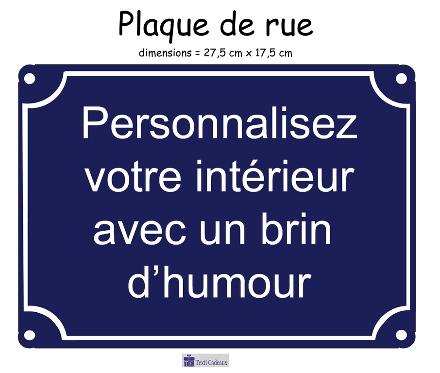 Personnalisez Une Plaque De Rue En Aluminium Dans Votre Intérieur Personnalisez Vos Photos 