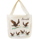 tote-bag;sac;cabas;texti;cadeaux;personnalisable;personnalisation;personnalise;prenom;animal;aigle;rapace;Arnold