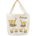 tote-bag;sac;cabas;texti;cadeaux;personnalisable;personnalisation;personnalise;prenom;animal;chevre