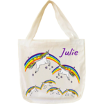 tote-bag;sac;cabas;texti;cadeaux;personnalisable;personnalisation;personnalise;prenom;animal;licorne;Julie