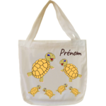 tote-bag;sac;cabas;texti;cadeaux;personnalisable;personnalisation;personnalise;prenom;animal;tortue