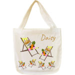 tote-bag;sac;cabas;texti;cadeaux;personnalisable;personnalisation;personnalise;prenom;animal;lapin;chapeau;Daisy