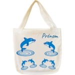 tote-bag;sac;cabas;texti;cadeaux;personnalisable;personnalisation;personnalise;prenom;animal;dauphin