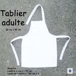 Tablier de Cuisine Adulte Personnalisable avec un prénom