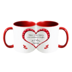 mug;bicolore;rouge;ceramique;phrase;amour;maman;precieux;fragile
