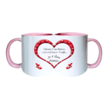 mug;bicolore;rose;ceramique;phrase;amour;maman;precieux;fragile