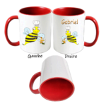 mug-abeille-miel-cuisine-ceramique-rouge-personnalisable-personnalisation-texticadeaux-prenom-animal-gabriel