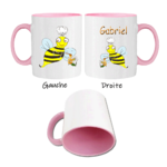 mug-abeille-miel-cuisine-ceramique-rose-personnalisable-personnalisation-texticadeaux-prenom-animal-gabriel