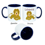 mug-lion-prenom-personnalisable-personnalisation-personnalise-bleu-marine-ceramique-criniere-animal-fauve-jungle-savane-leopold