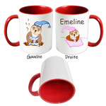 mug-chouette-dormeuse-rouge-personnalisable-texticadeaux-personnalisation-personnalise-ceramique-tasse-animal-oiseau-nocturne-nature-prenom-emeline