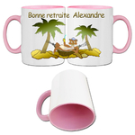 mug-retraite-rose-ceramique-animal-marmotte-hamac-vacance-texticadeaux