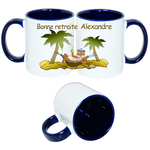 mug-retraite-bleu-ceramique-animal-marmotte-hamac-vacance-texticadeaux