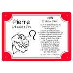 cadre-zodiaque-signe-lion-personnaliser-personnalisation-cadre-plaque-texticadeaux