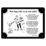plaque-tour-noir-papa-mon-pere-presence-poeme-isabellethomas-texticadeaux