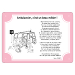 plaque-ambulancier-tour-rose-hopital-ambulance-samu-prenom-personnalisation-personnalisable-poeme-thomasisabelle-texticadeaux