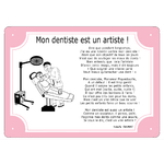 plaque-dentiste-tour-rose-cabinet-dentaire-prenom-personnalisation-personnalisable-poeme-thomasisabelle-texticadeaux