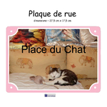 plaque-de-rue-photo-tour-rose-personnalistion-personnalisable-texticadeaux