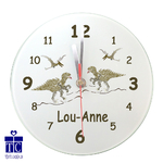 horloge-dinosaure-animal-fantastique-prehistorique-personnalisable-personnalise-personnalisation-prenom-texticadeaux