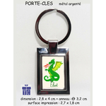 Porte Clés Dragon Personnalisable avec un Prénom