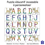 Puzzle Alphabet Réversible Chat Emma