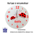 Horloge Coccinelle Personnalisable avec un Prénom