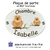 Plaque de Porte de Chambre Chouette Personnalisable avec un Prénom