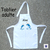 Tablier de Cuisine Adulte Dessin Dauphin Personnalisable avec un prénom