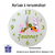 Horloge Lapin Personnalisable avec un Prénom