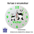 Horloge Panda Personnalisable avec un Prénom