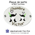Plaque de Porte de Chambre Panda Personnalisable avec un Prénom
